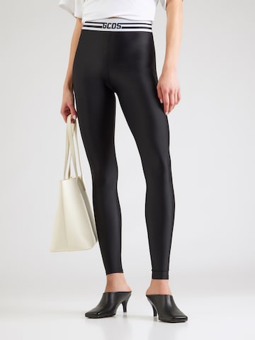 GCDS Скинни Леггинсы в Черный: спереди