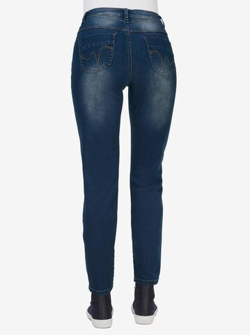 Slimfit Jeans de la B.C. Best Connections by heine pe albastru