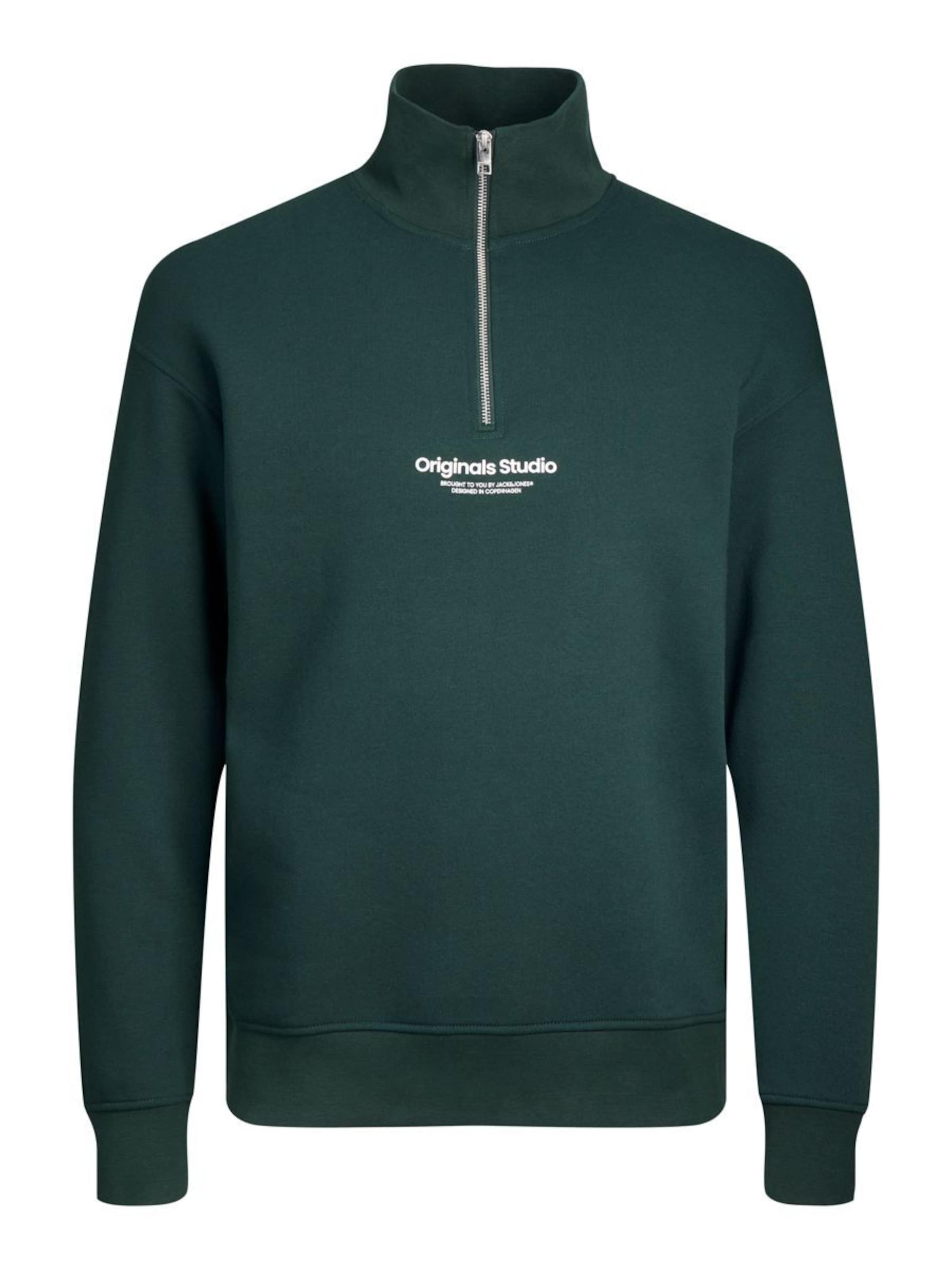 JACK & JONES Sweatshirt 'JORVesterbro' in Green: front