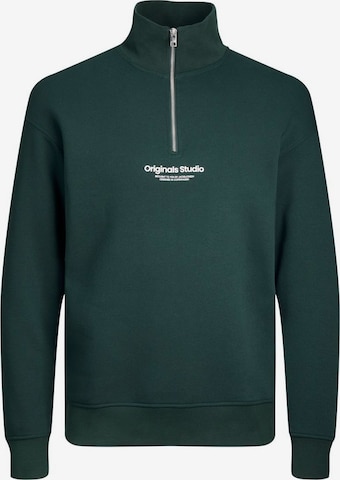 Sweat-shirt 'Vesterbro' JACK & JONES en vert : devant