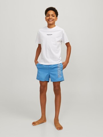 Jack & Jones Junior Badeshorts 'JPSTFiji' in Blau