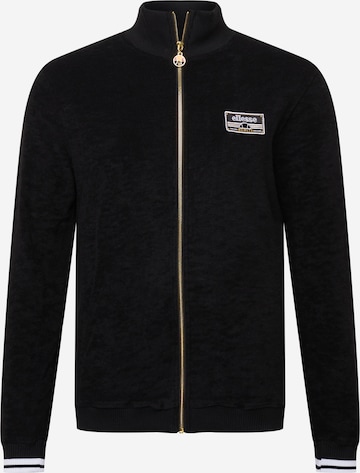 ELLESSE Sweat jacket in Black: front