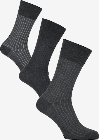 Chaussettes 'Celotti' Carlo Colucci en gris : devant