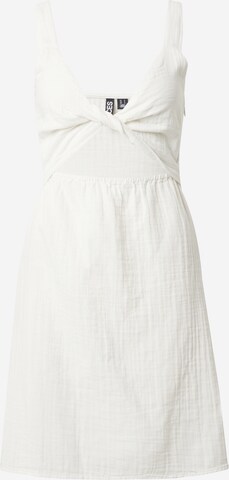 PIECES Καλοκαιρινό φόρεμα 'AVA' σε λευκό: μπροστά