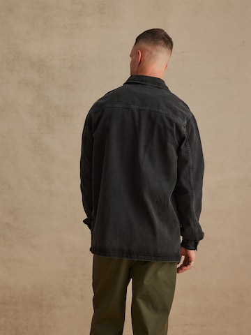 DAN FOX APPAREL Regular Fit Jacke 'Milo' in Schwarz