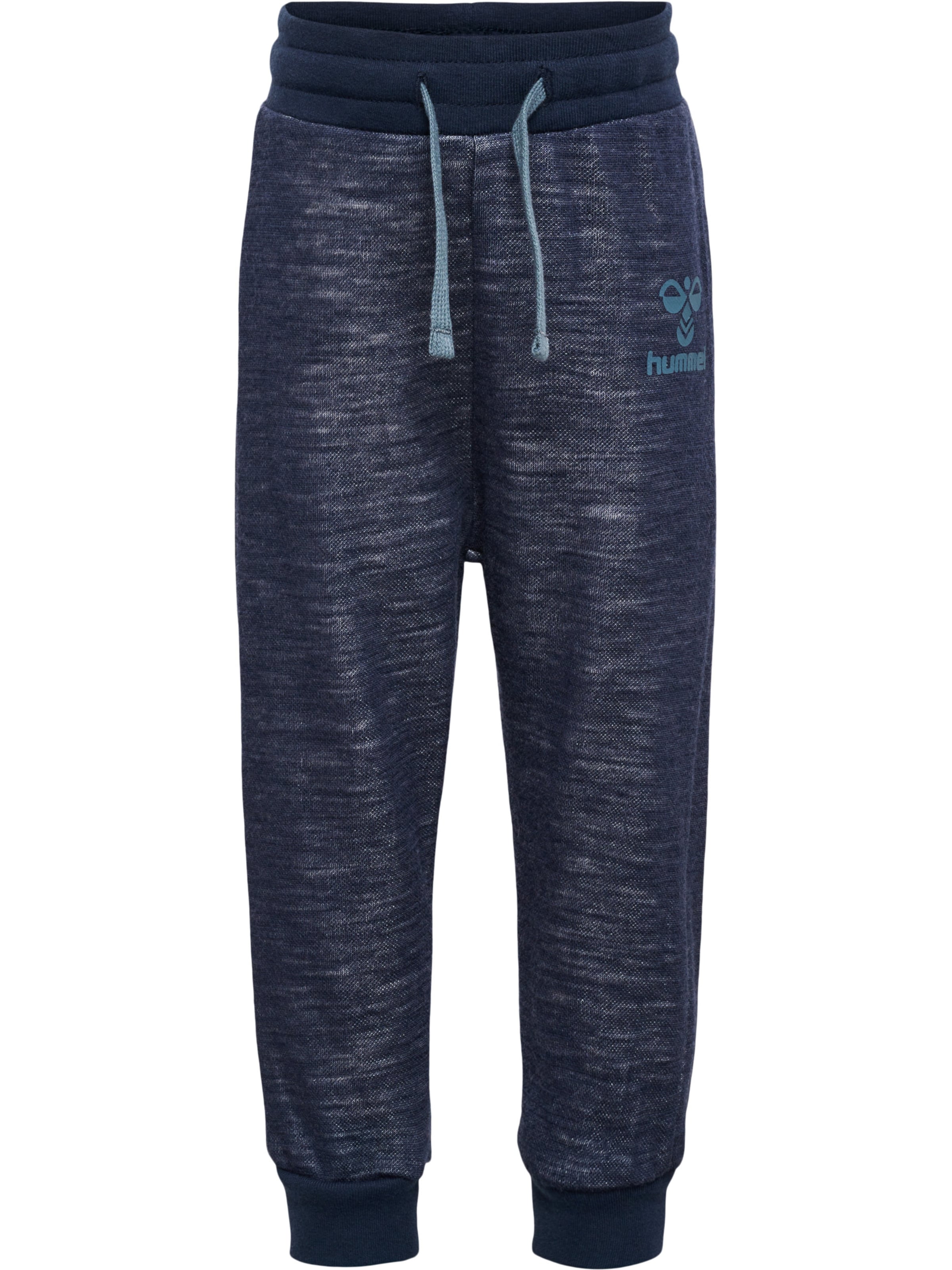Hummel Tapered Broek in Blauw: voorkant