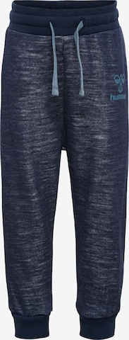 Effilé Pantalon Hummel en bleu : devant