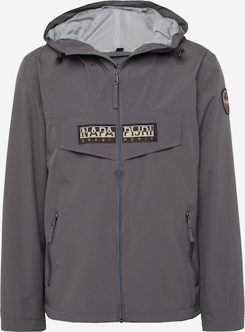 NAPAPIJRI Between-Season Jacket 'RAINFOREST' in Grey: front