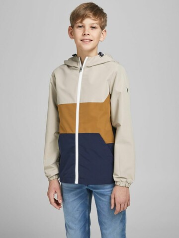 Jack & Jones Junior Φθινοπωρινό και ανοιξιάτικο μπουφάν 'Luke' σε μπεζ: μπροστά