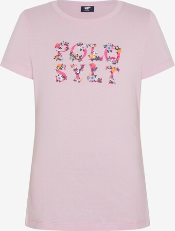 Polo Sylt Shirt in Pink: front