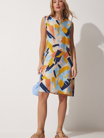 Rochie de vară de la Happiness İstanbul pe albastru