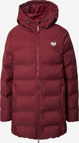 Lake View Winter coat 'Doreen' in Red: front