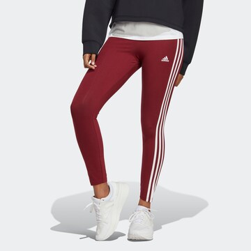 ADIDAS SPORTSWEAR Skinny Sporthose 'Essentials' in Rot: predná strana