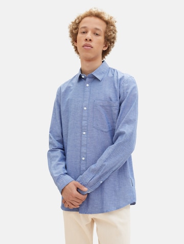 Regular fit Camicia di TOM TAILOR DENIM in blu