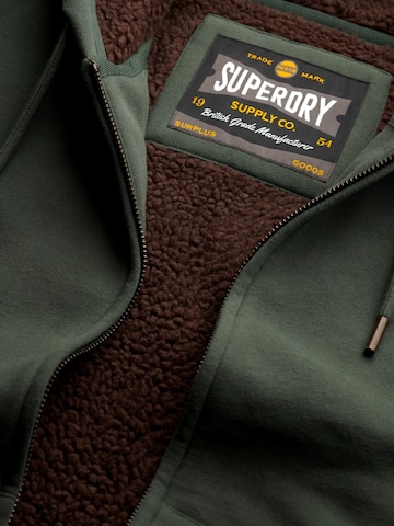 Superdry Sweat jacket in Green