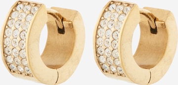 GUESS Серьги 'PAVE MINI HUGGIES' в Золотой: спереди