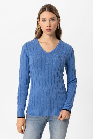 Pullover 'HANNAH' di DENIM CULTURE in blu: frontale