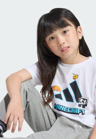 ADIDAS SPORTSWEAR Funktionsshirt 'Minecraft' in Weiß