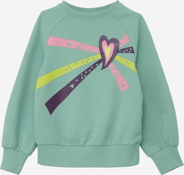 s.Oliver Sweatshirt in Groen: voorkant