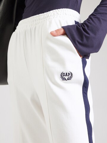 GAP Wide leg Broek in Wit