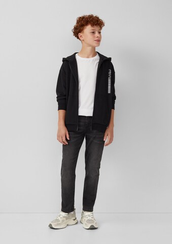 s.Oliver Sweatshirt in Schwarz