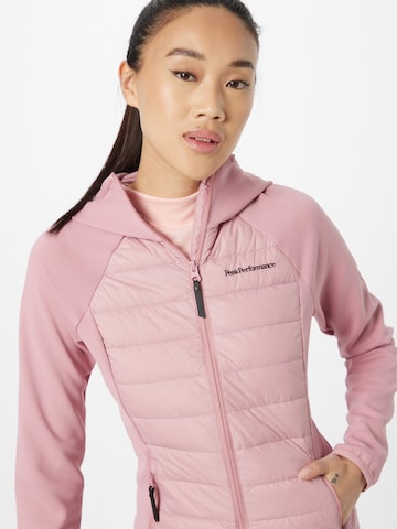 PEAK PERFORMANCE Outdoorová bunda – pink