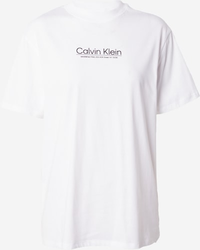 Calvin Klein Majica 'COORDINATES' u crna / bijela, Pregled proizvoda