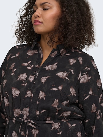 ONLY Carmakoma Shirt Dress 'CARRIE' in Brown