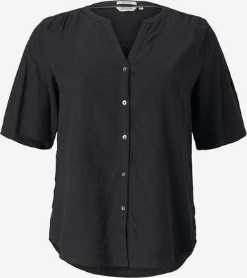 Tom Tailor Women + Bluse in Schwarz