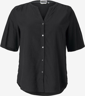 Tom Tailor Women + Blouse in Black