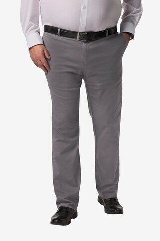 Regular Pantalon chino Men Plus en gris : devant
