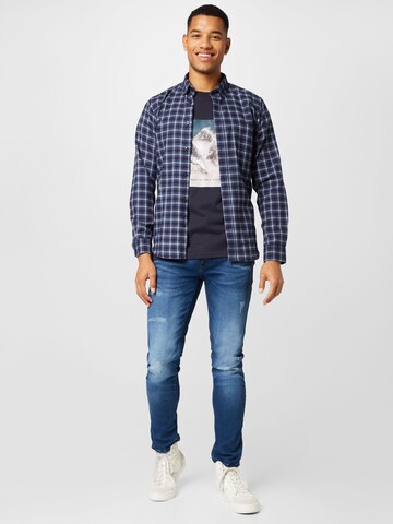 !Solid Shirt 'Daunte' in Blauw