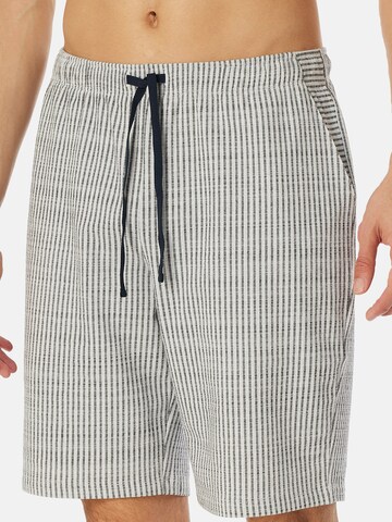 SCHIESSER Pajama pants in Blue: front