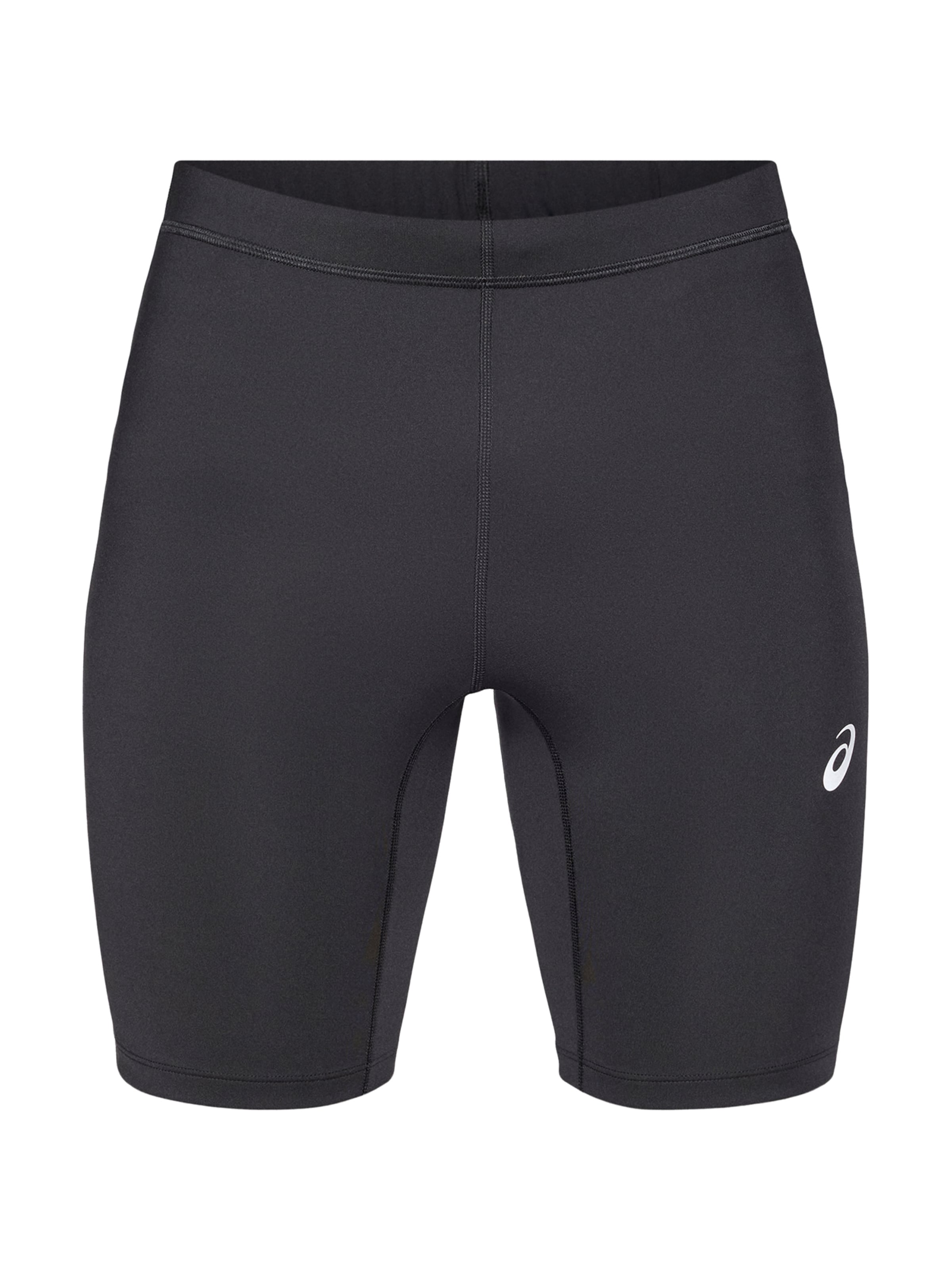 ASICS Skinny Workout Pants 'Core' in Black: front