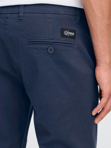 !Solid - regular Pantalón chino 'CHASE' en azul