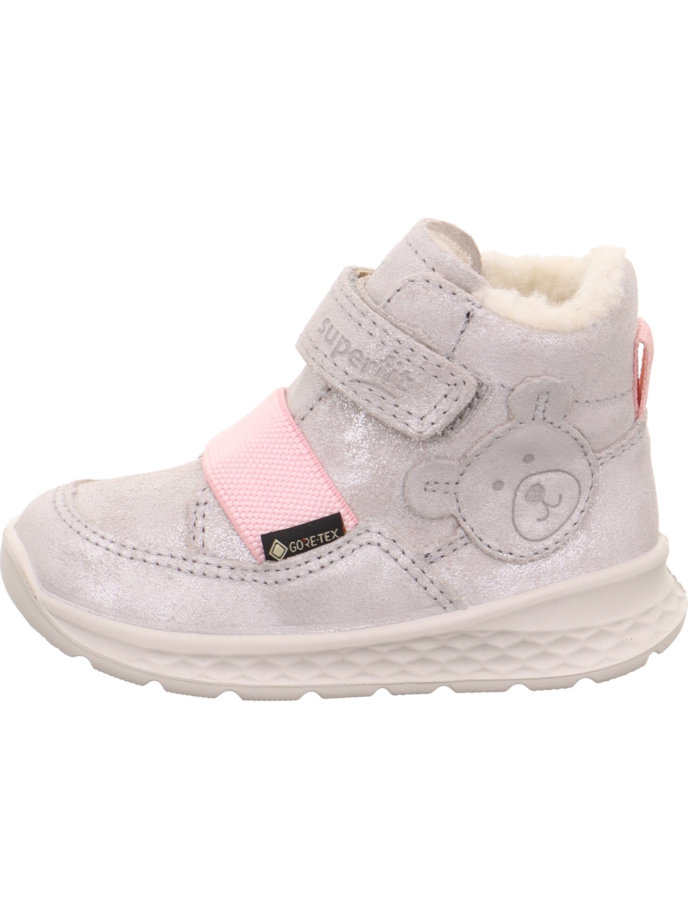 SUPERFIT First-Step Shoes 'Breeze' in Silver