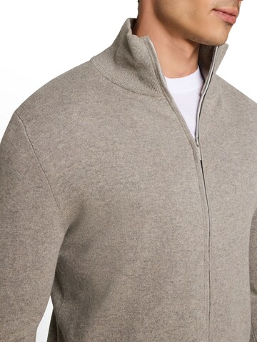 TOM TAILOR Strickjacke in Braun