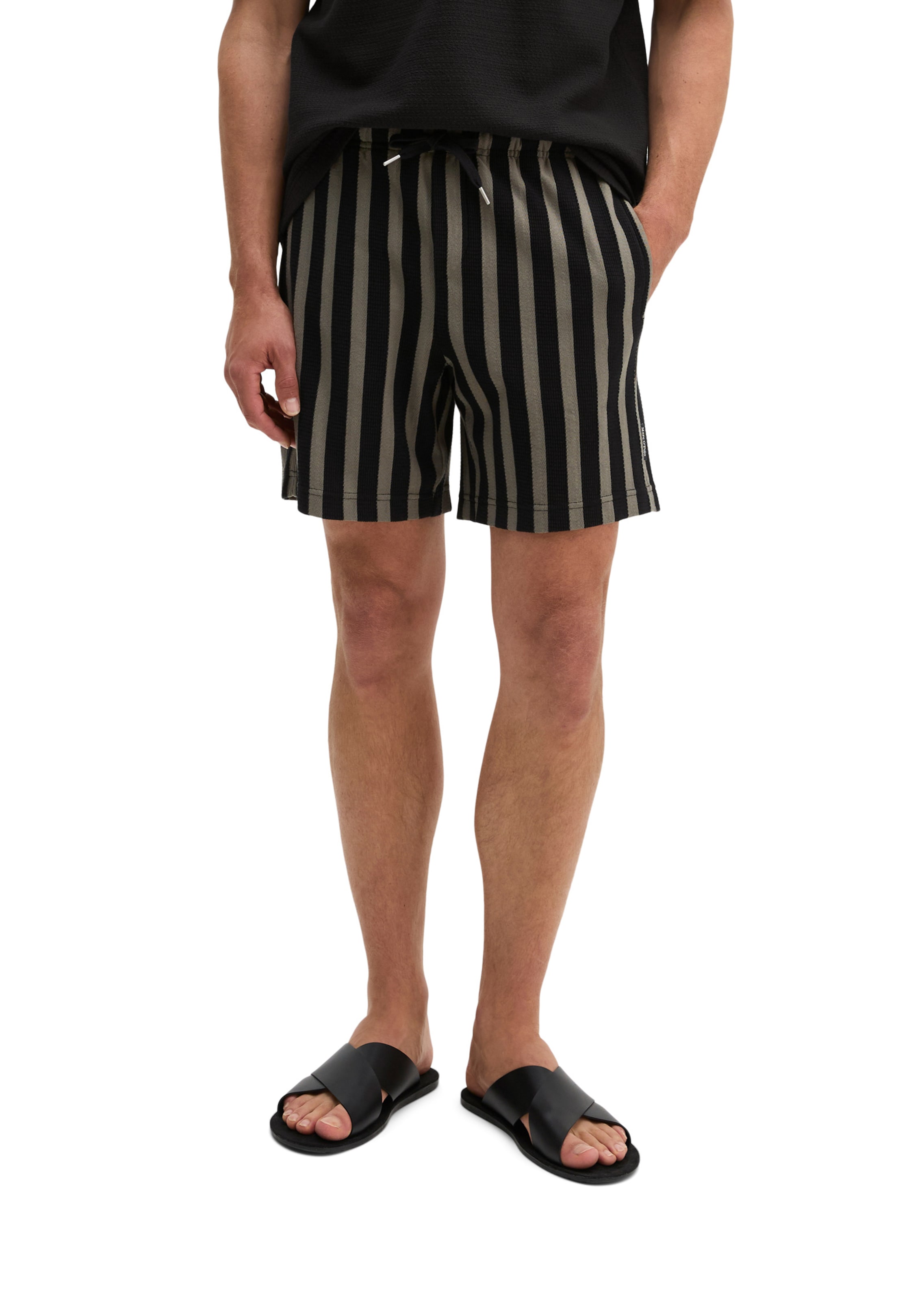 Marc O'Polo Regular Hose in Grau: Vorderseite
