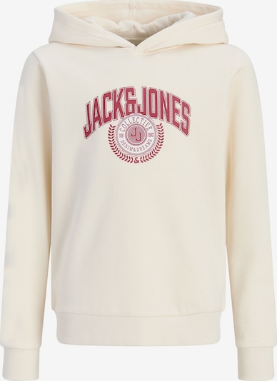 Jack & Jones Junior Sweatshirt in 152 in dunkelpink / wollweiß, Produktansicht