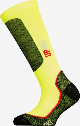 UphillSport Athletic Socks 'HALLA' in Yellow: front
