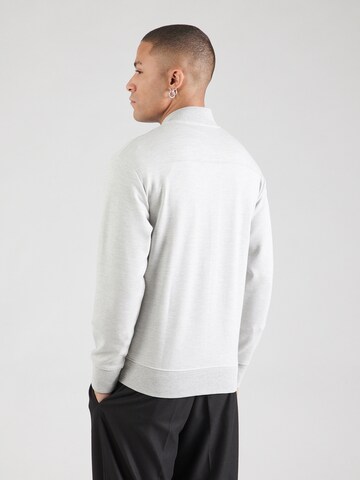 SELECTED HOMME Zip-Up Hoodie 'SLHMack' in Grey
