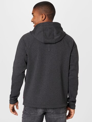QUIKSILVER Sportsweatshirt 'STEP OFF' in Grau