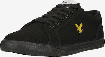 Lyle & Scott Platform trainers 'Halket' in Black: front