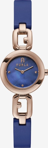 FURLA Analog Watch 'ARCO CHAIN ' in Blue