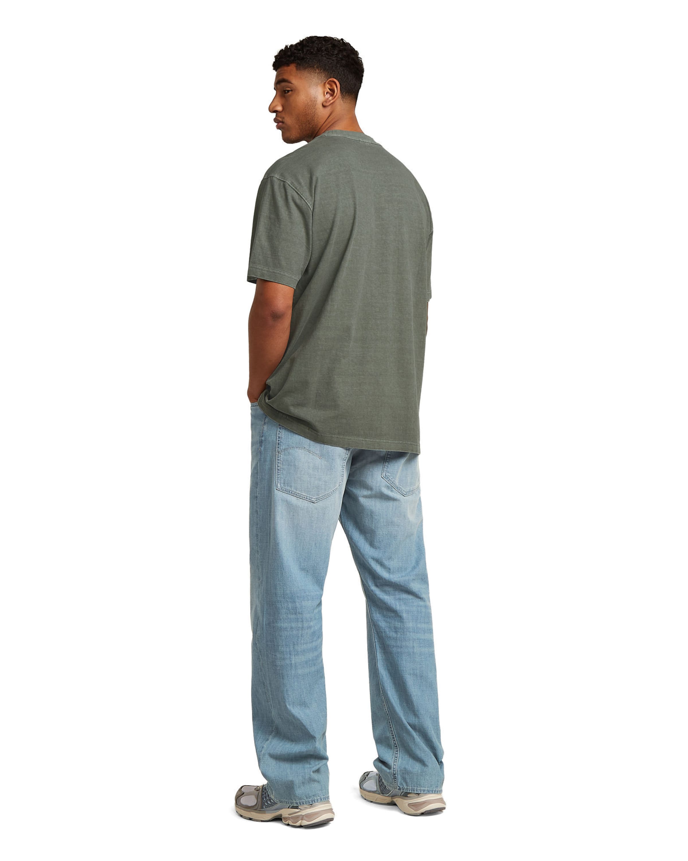 G-STAR T-Shirt - 'Relaxed Base T-Shirt' in Grün