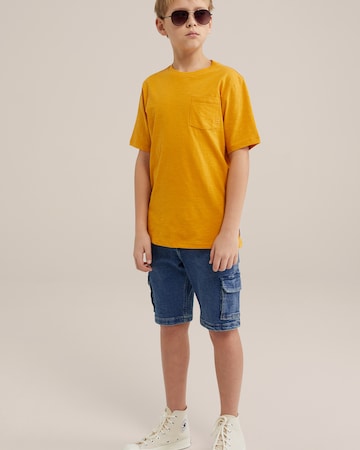 T-Shirt WE Fashion en jaune