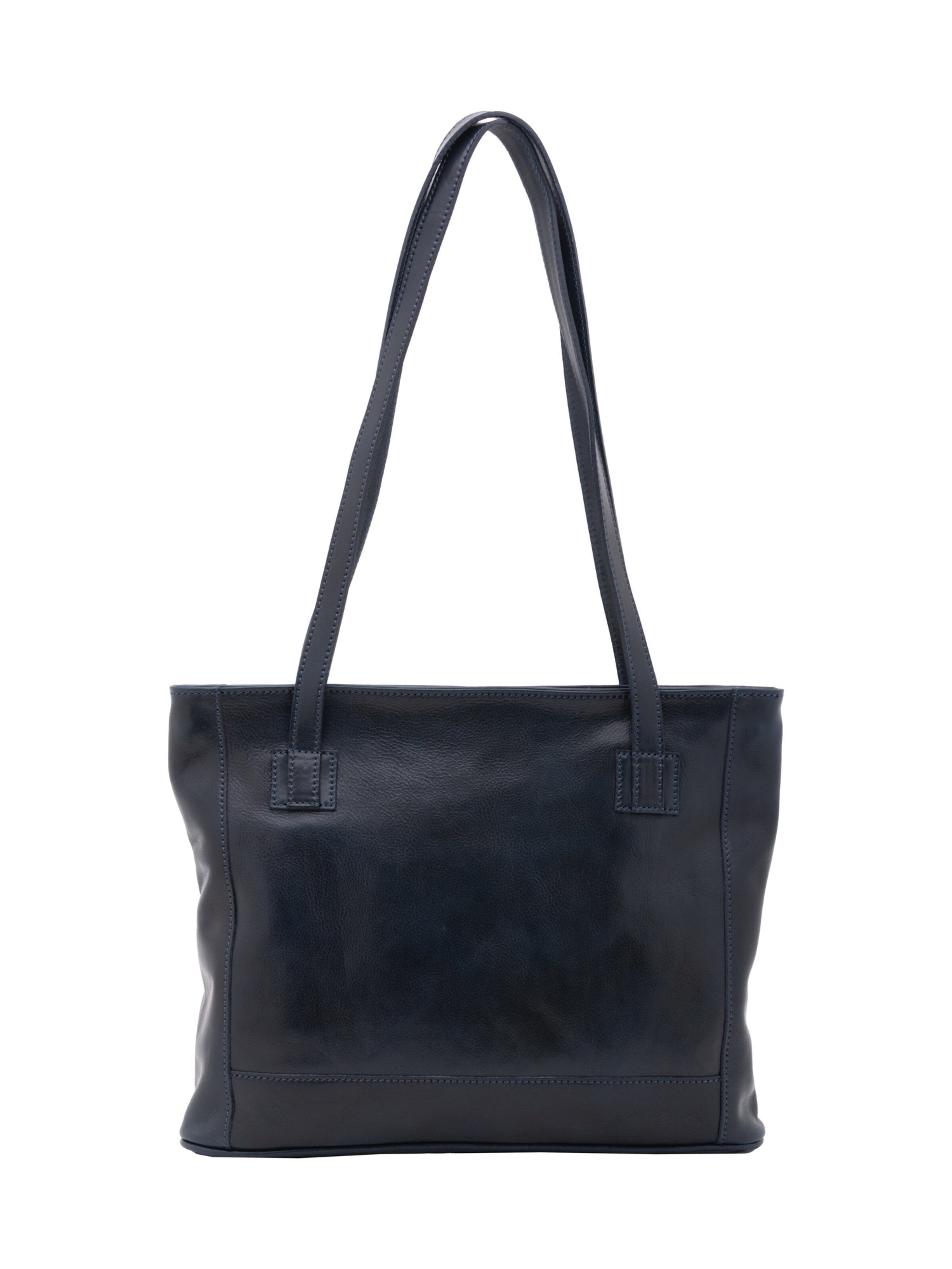 Borsa a spalla 'Borsa a Spalla Donna Cressa Vera Pelle Vacchetta - Chiusura Zip' di I Fratelli in blu: frontale