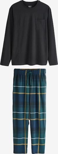 Next Pitkä pyjama värissä keltainen / tummanvihreä / musta / valkoinen, Tuotenäkymä