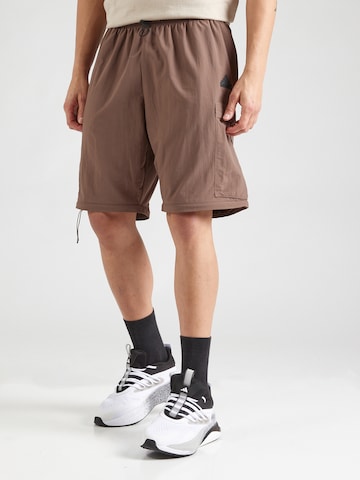 ADIDAS SPORTSWEAR Loose fit Outdoor trousers 'City Escape' in Brown