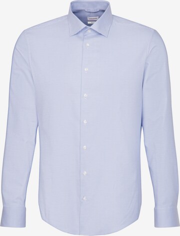 Coupe regular Chemise business SEIDENSTICKER en bleu : devant